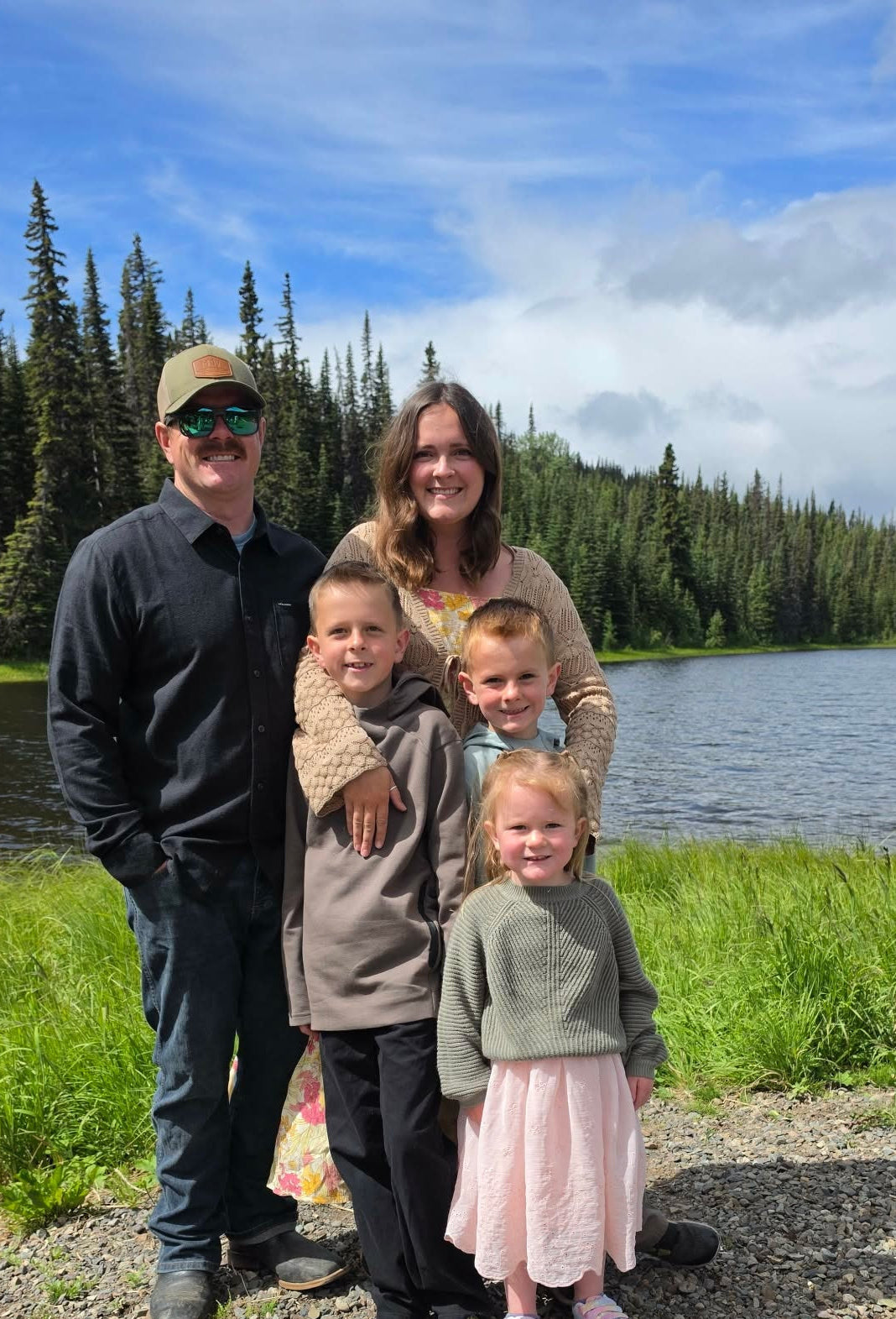 morice mountain ventures family photo